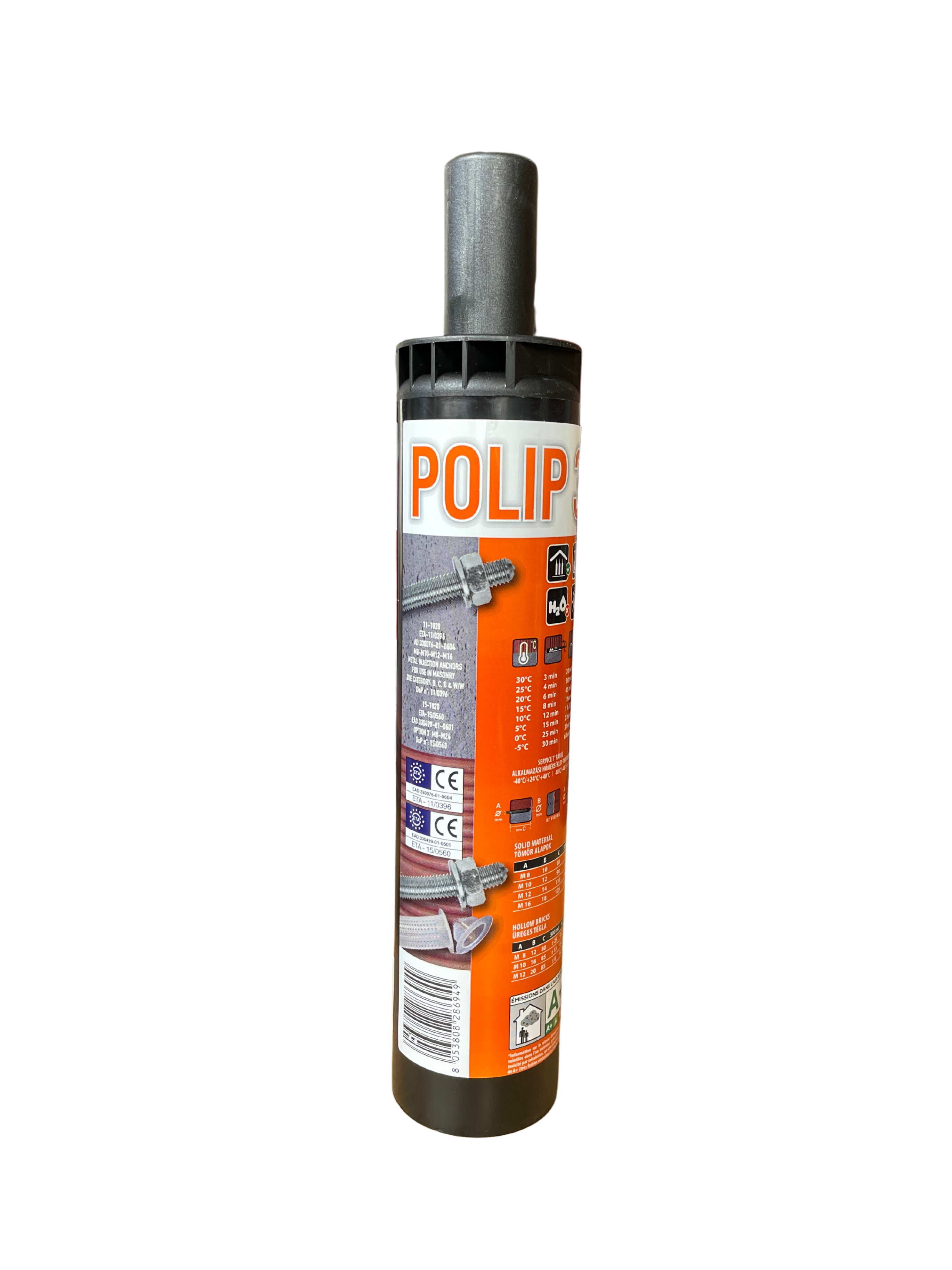 Dübelragasztó kétkomponensű 300ml CE ETA (polip)