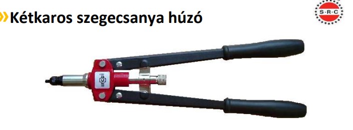 Kétkaros szegecsanyahúzó M4M8 H2033