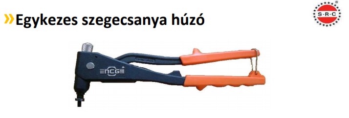 Egykezes szegecsanyahúzó M3M6  N701