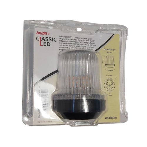 Lámpafej körbevilágító LED (fehér), fekete Classic LED 12