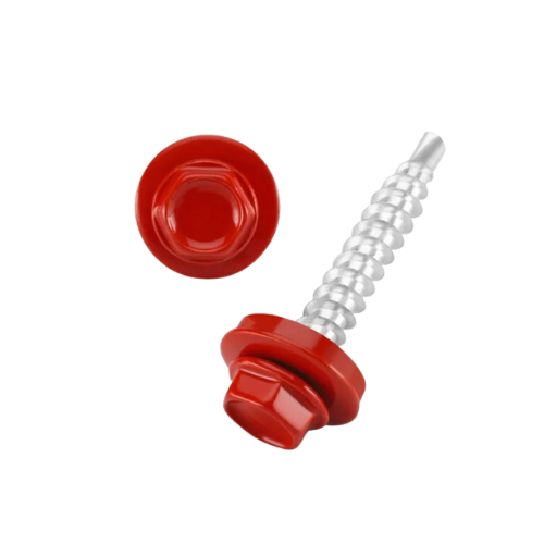 DIN 7504 Fűzőcsavar+gumis alátét, Acél, RAL9005, 4,8x19/14 mélyfekete