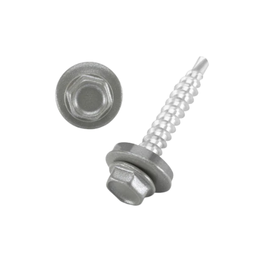 DIN 7504 Famenetű , Acél, RAL9007 4,8x35/14 Ezüst