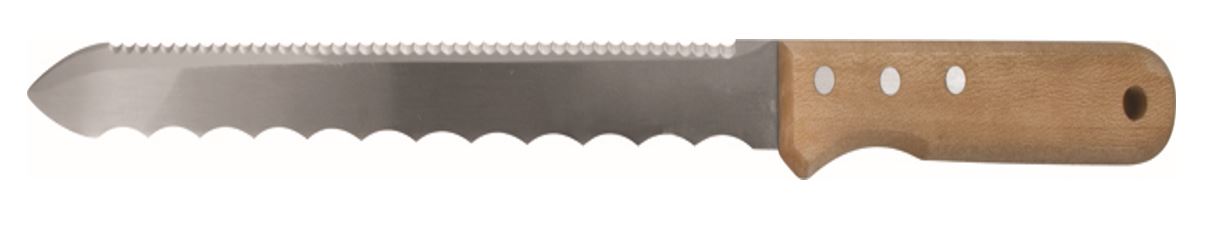 Kőzetgyapot vágó kés recés 280mm