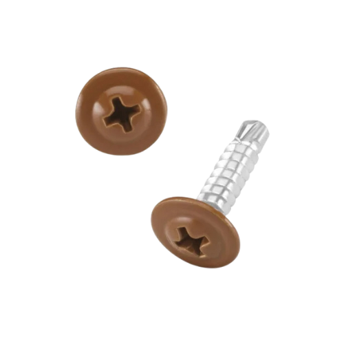 DIN 968C Opelcsavar, hegyes (nem önfúrós ) peremes, Acél, RAL8003, 4,2x13