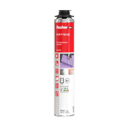 Pisztolyhab szigetelöpanel rögzítéshez 750 ml  Fischer