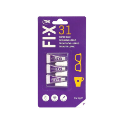 FIX 31 Folyékony pillanatragasztó 3x1 g.