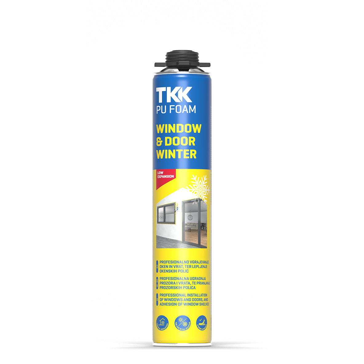 Pisztolyhab téli, 10 Celsius fokig 750 ml