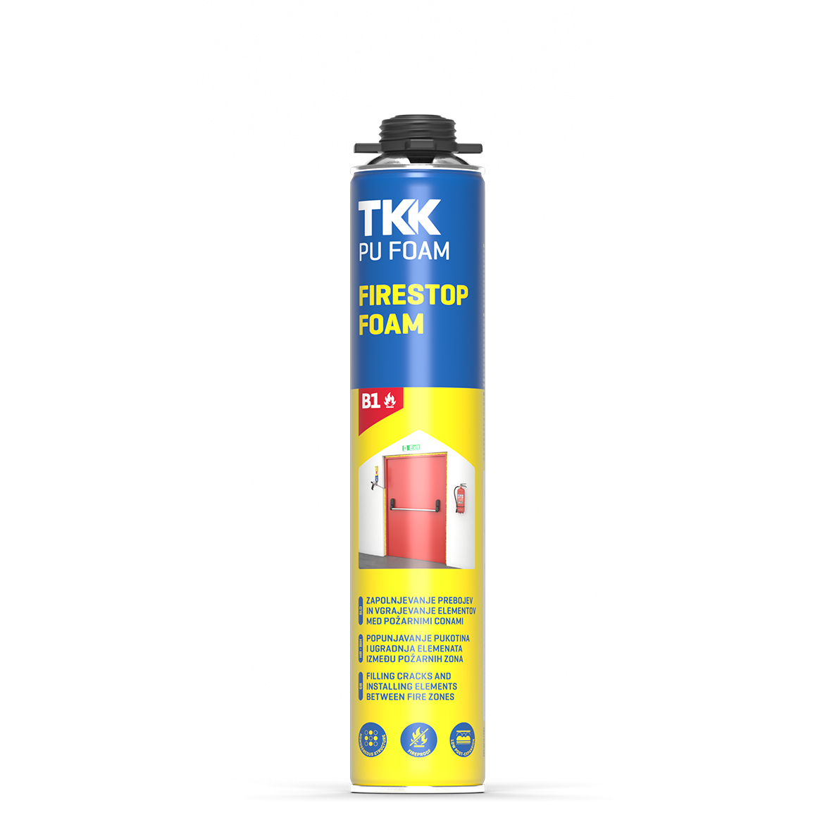 Pisztolyhab fokozottan tűzálló B1 750 ml